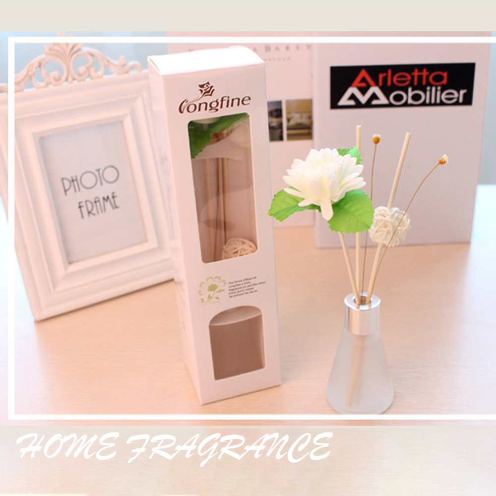 Home Fragrance Aroma Set - การกวาดล้าง!!! 50Ml Reed Diffuser Frosted น้ำหอมแก้วขวด
