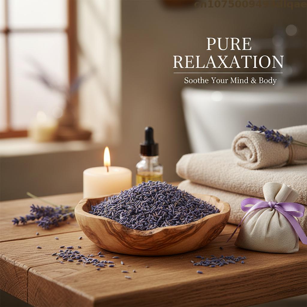 Home Fragrance Sachet - โป๊ปปูรีธรรมชาติพรีเมียม, ซองบรรจุ, ไส้หมอน, ดอกลาเวนเดอร์แห้งเกรด 6A -