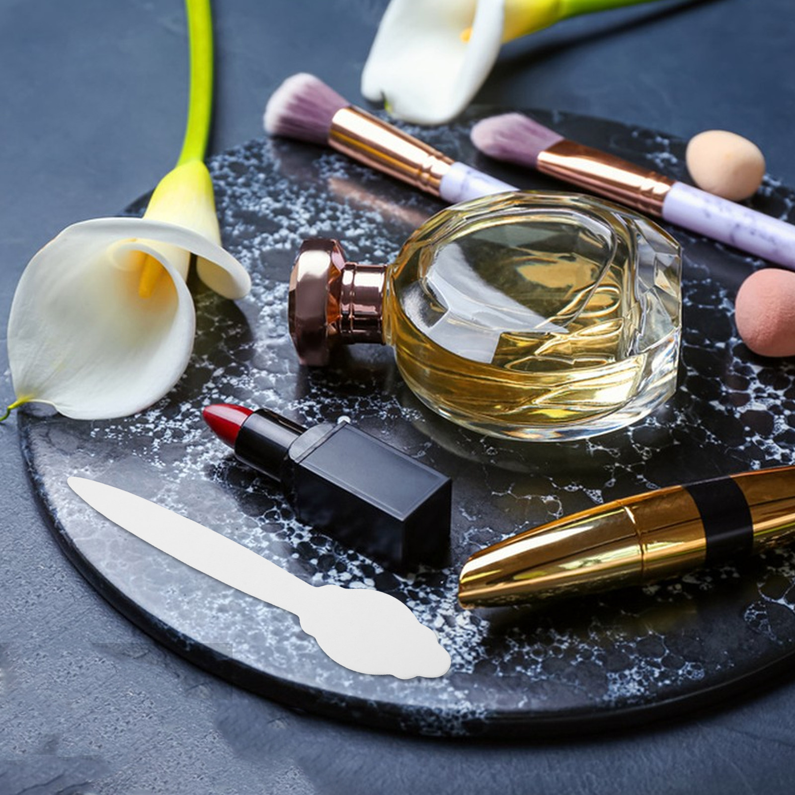 Home Fragrance Us - แถบทดสอบน้ำหอม 100 ชิ้น กระดาษทดสอบกลิ่นหอม ตรวจจับกลิ่นได้อย่างแม่นยำ พกพาสะดวก