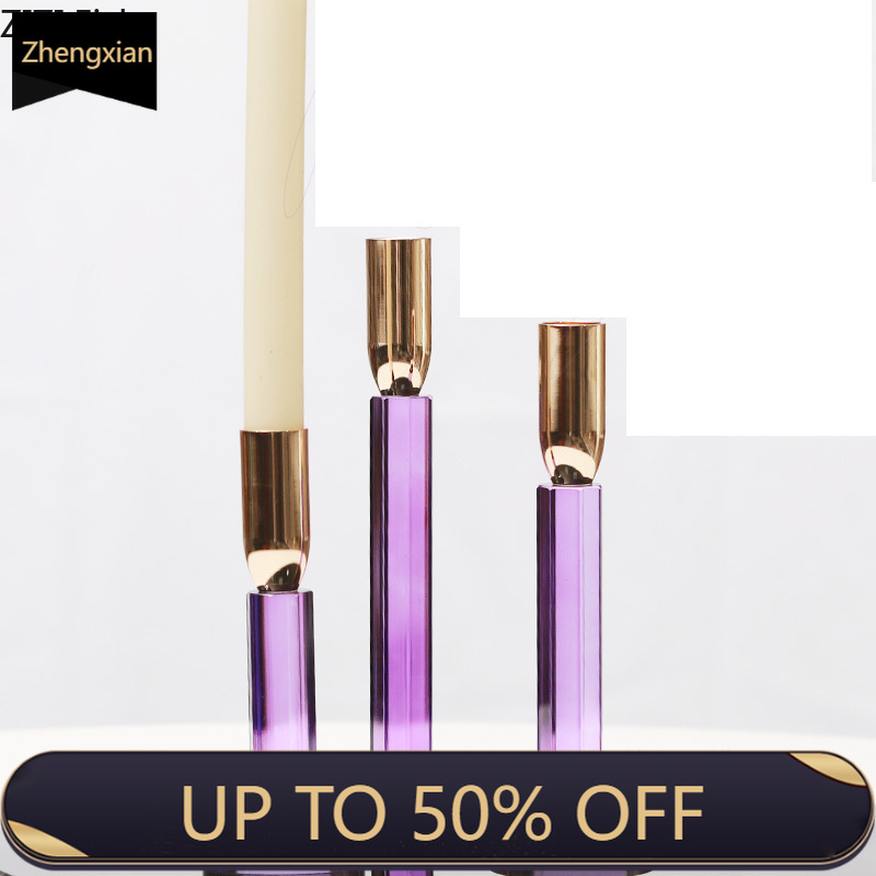 Wax Melt Burner - เชิงเทียนแก้วใส สีม่วง/เขียว สไตล์มินิมอล สำหรับตกแต่งโต๊ะ ที่ใส่เทียนหอม ที่เผาเทียนหอม