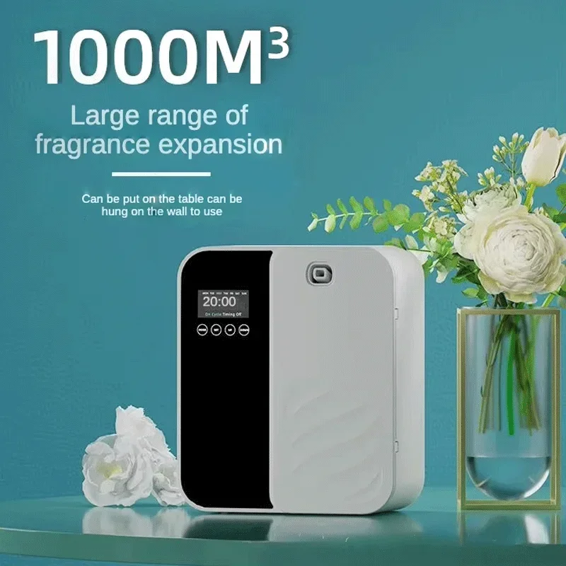 Parfum Home Fragrance - 1000m3 จําหน่ายกลิ่นไฟฟ้า Bluetooth ติดผนังเครื่องกระจายกลิ่นหอม Professional Aroma