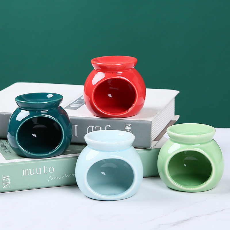 Home Fragrance Candles - Porcelain AROMA Burner น้ํามันหอมระเหย Furance MINI
