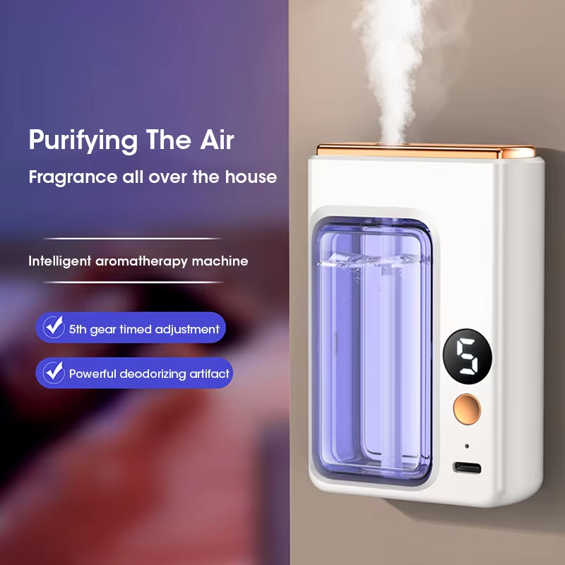 Home Fragrance Kit - เครื่องหอมอัตโนมัติขนาด 40 มล. เครื่องกระจายกลิ่นน้ำมันหอมระเหยเครื่องพ่นยาน้ำหอมสำหรับห้องครัวและห้องน้ำกำจัดกลิ่น