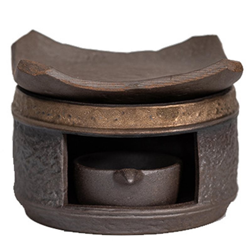 Wax Melt Burner - เตาอโรมาเธอราพี A03F, เตาเผาน้ำมันหอมระเหยทำมือพร้อมที่วางเทียนทีไลท์, เครื่องอุ่นเทียนหอมและกาน้ำชา