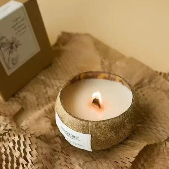 เทียนหอมเปลือกมะพร้าวธรรมชาติ, - Home Fragrance Accessories บทวิจารณ์และราคา
