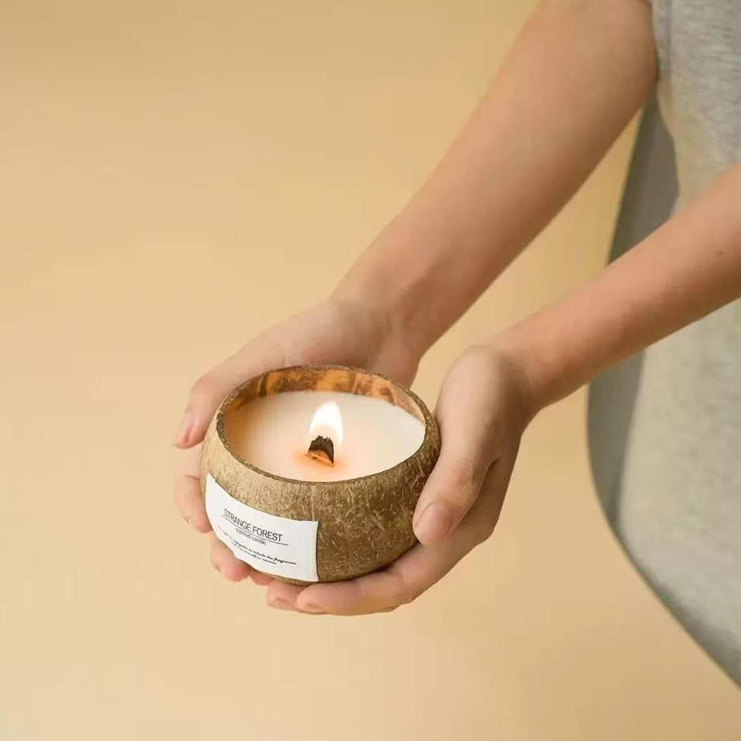 เทียนหอมเปลือกมะพร้าวธรรมชาติ, - Home Fragrance Accessories บทวิจารณ์และราคา