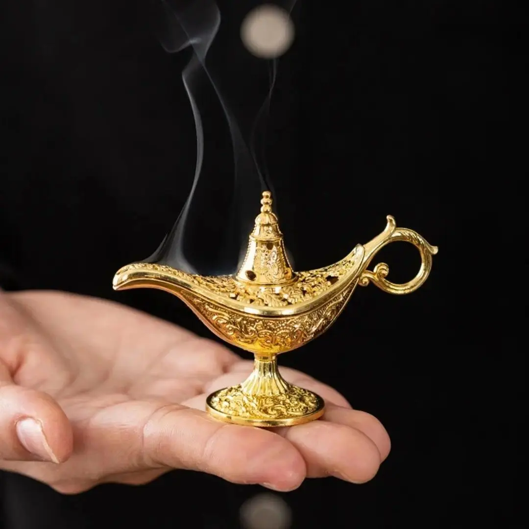 เตาเผาเครื่องหอมสไตล์วินเทจลาย - Home Fragrance Lamp บทวิจารณ์และราคา