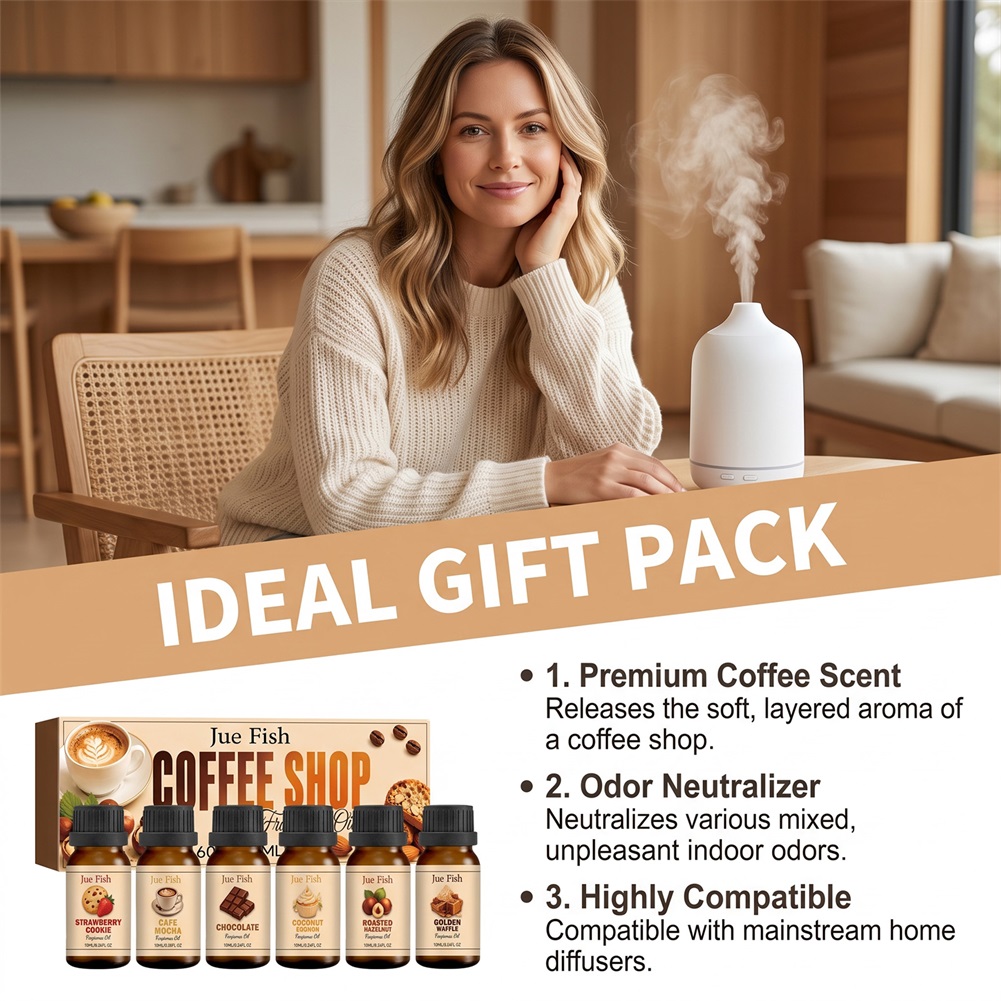 ชุดน้ำมันหอมกลิ่นธีมร้านกาแฟ 6 - Shop Home Fragrance บทวิจารณ์และราคา