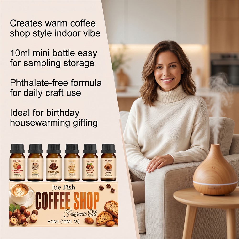 ชุดน้ำมันหอมกลิ่นธีมร้านกาแฟ 6 - Shop Home Fragrance บทวิจารณ์และราคา
