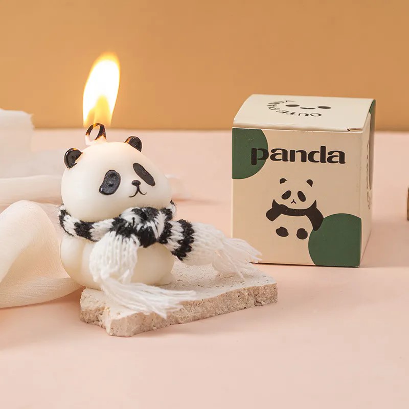 2026 พร้อมผ้าพันคอเทียนรูปแพนด - Home Fragrance Candles บทวิจารณ์และราคา