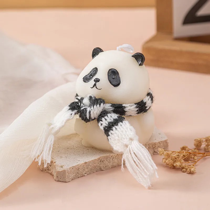 2026 พร้อมผ้าพันคอเทียนรูปแพนด - Home Fragrance Candles บทวิจารณ์และราคา