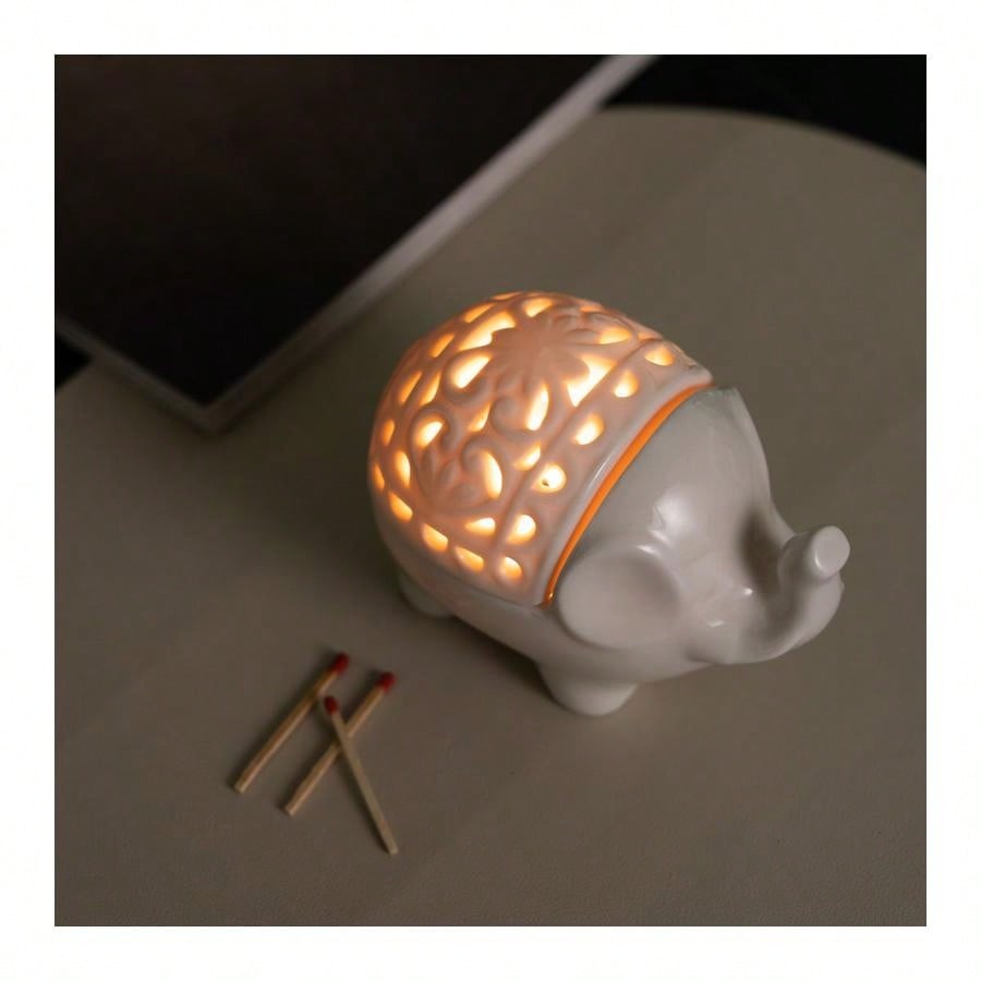 เตาอโรมาเซรามิกรูปช้างน่ารัก แ - Wax Melt Burner บทวิจารณ์และราคา