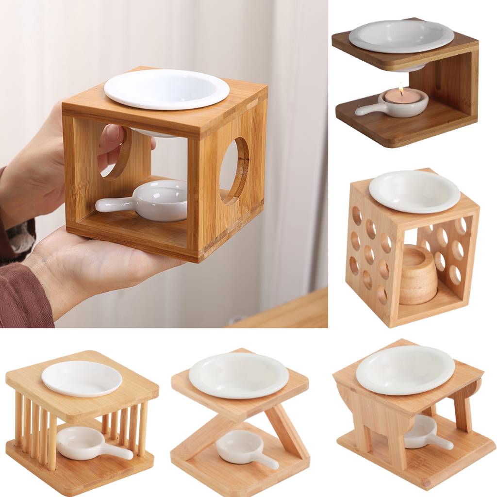 ตะเกียงน้ำมันหอมไม้เซรามิกพร้อ - Wax Melt Burner บทวิจารณ์และราคา