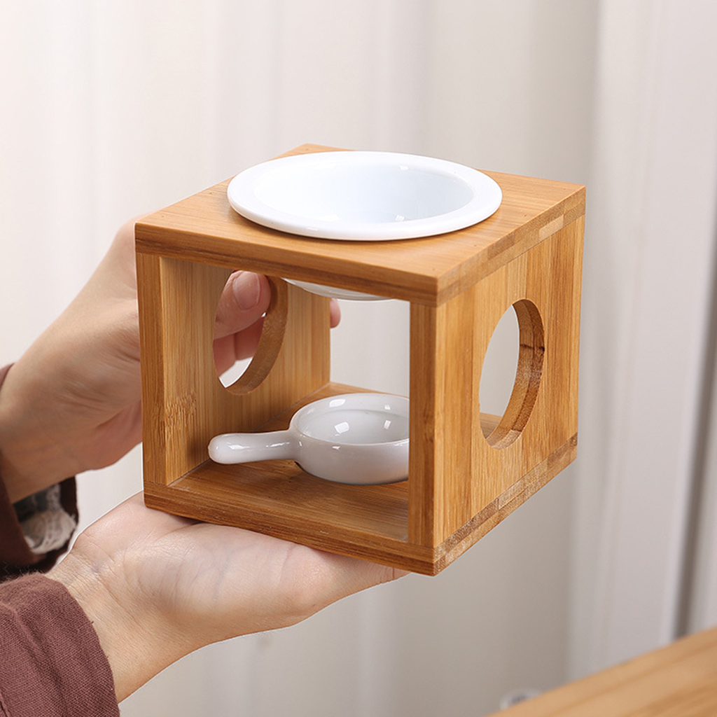 ตะเกียงน้ำมันหอมไม้เซรามิกพร้อ - Wax Melt Burner บทวิจารณ์และราคา
