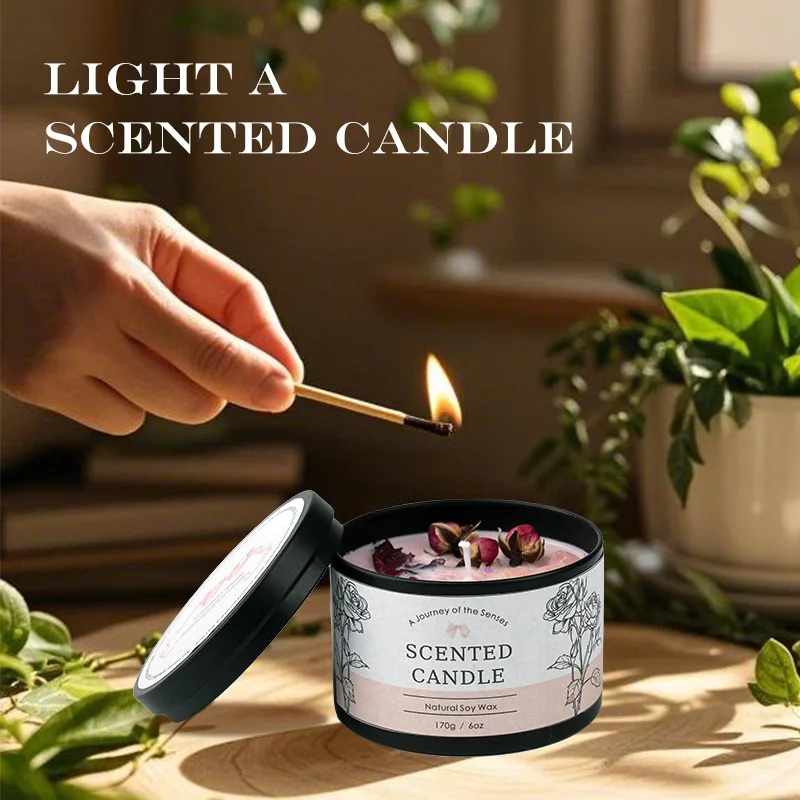 เทียนอโรมาคริสตัลสร้างสรรค์ 6  - Home Fragrance Candles บทวิจารณ์และราคา