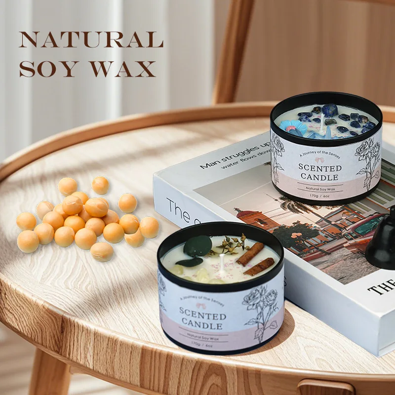 เทียนอโรมาคริสตัลสร้างสรรค์ 6  - Home Fragrance Candles บทวิจารณ์และราคา