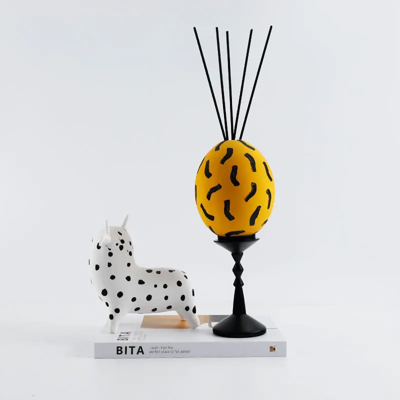 เซรามิกสีขาวเรียบง่าย รูปทรงไข - In Home Fragrance Products บทวิจารณ์และราคา