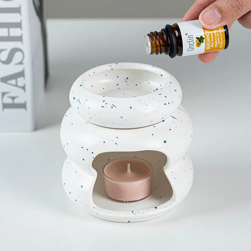 เตาเผาน้ำมันหอมระเหยเซรามิกแบบ - Wax Melt Burner บทวิจารณ์และราคา