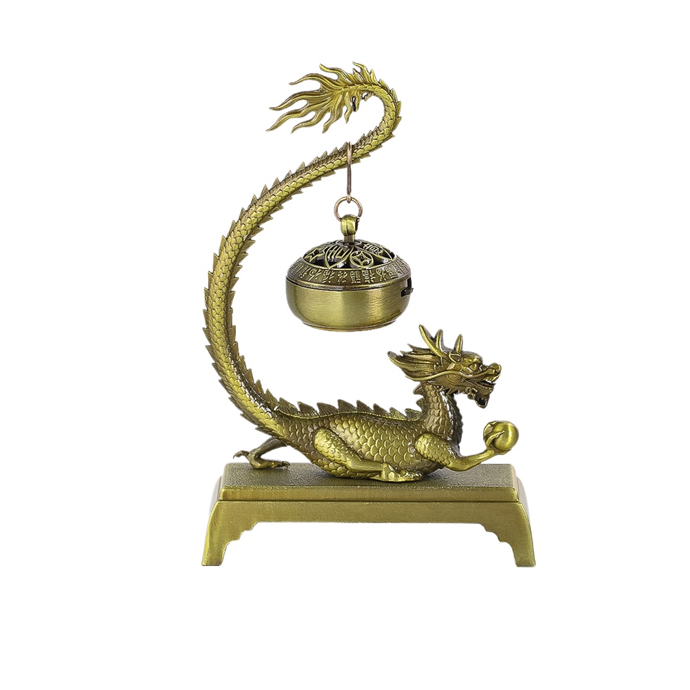 โลหะผสม Vintage มังกรจีนธูป Bu - In Home Fragrance Products บทวิจารณ์และราคา