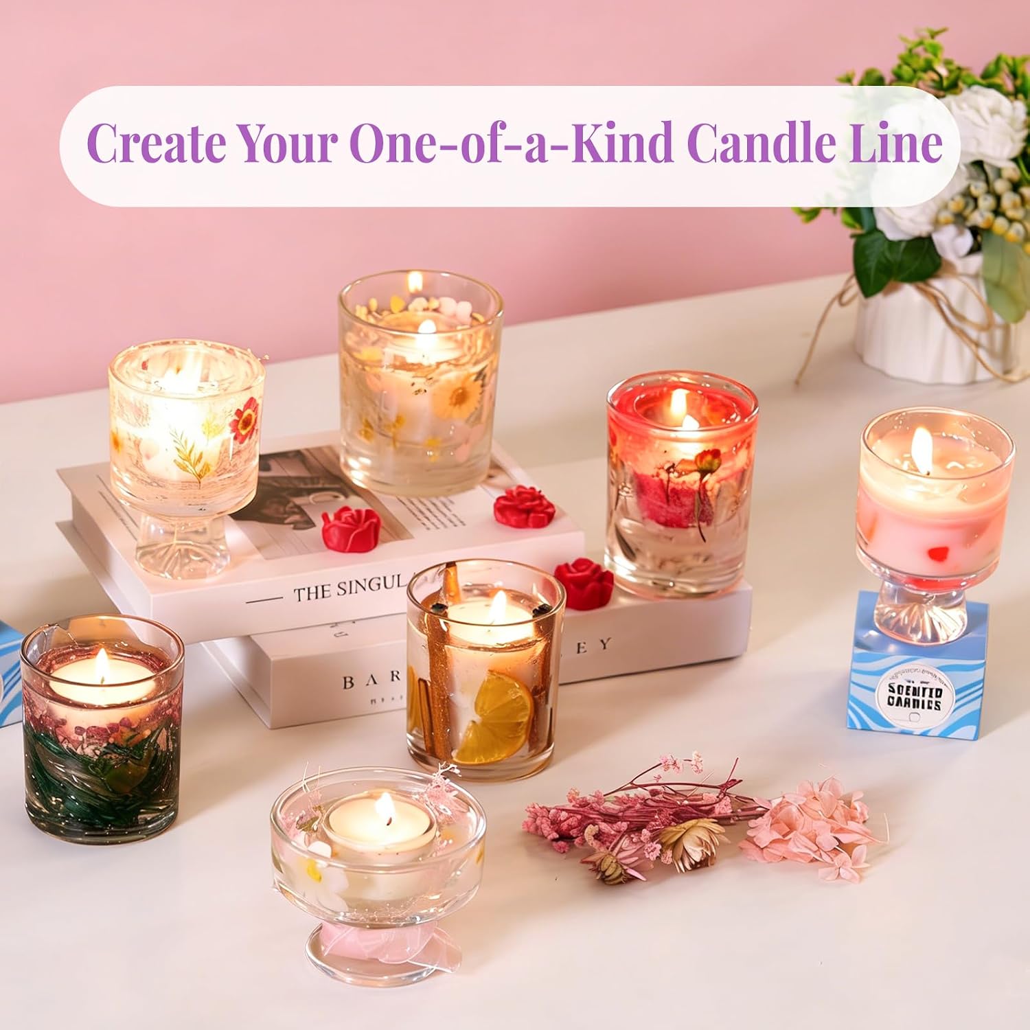 ชุดทำเทียน DIY 2-in-1 ด้วยขี้ผ - Home Fragrance Kit บทวิจารณ์และราคา