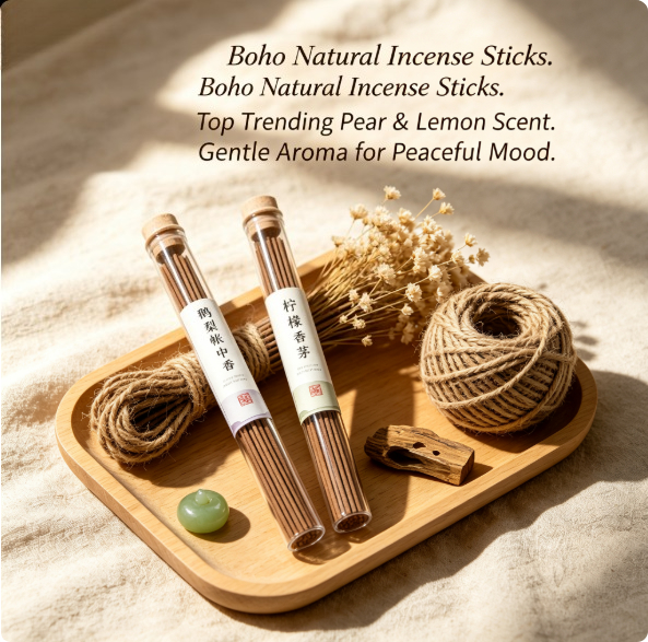 ชุดธูปหอมธรรมชาติขายดี กลิ่นเล - Home Fragrance Aroma Set บทวิจารณ์และราคา
