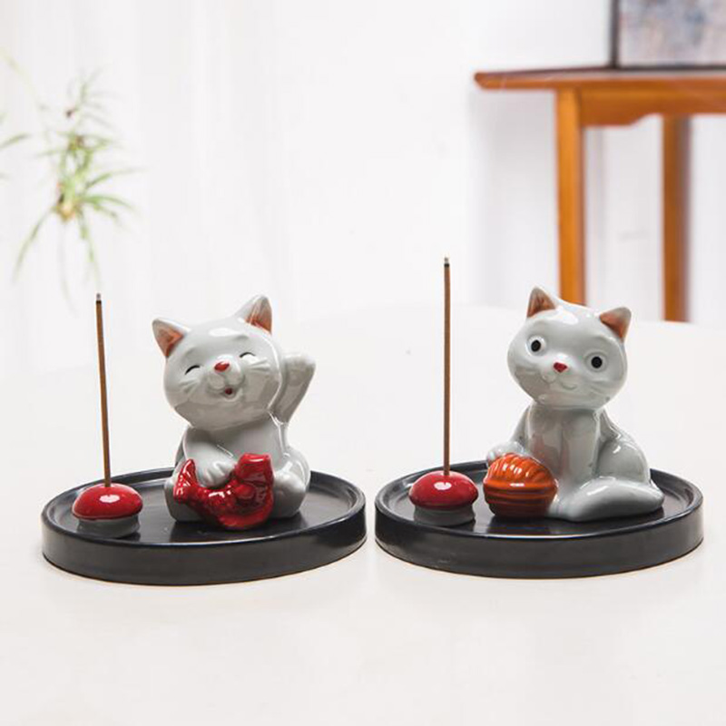Creative น่ารัก Cat Aroma Burn - In Home Fragrance Products บทวิจารณ์และราคา