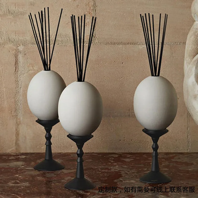 เซรามิกสีขาวเรียบง่าย รูปทรงไข - Home Fragrance Candles บทวิจารณ์และราคา