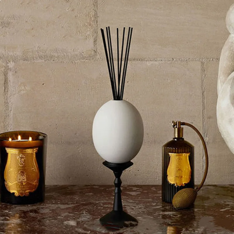 เซรามิกสีขาวเรียบง่าย รูปทรงไข - Home Fragrance Candles บทวิจารณ์และราคา