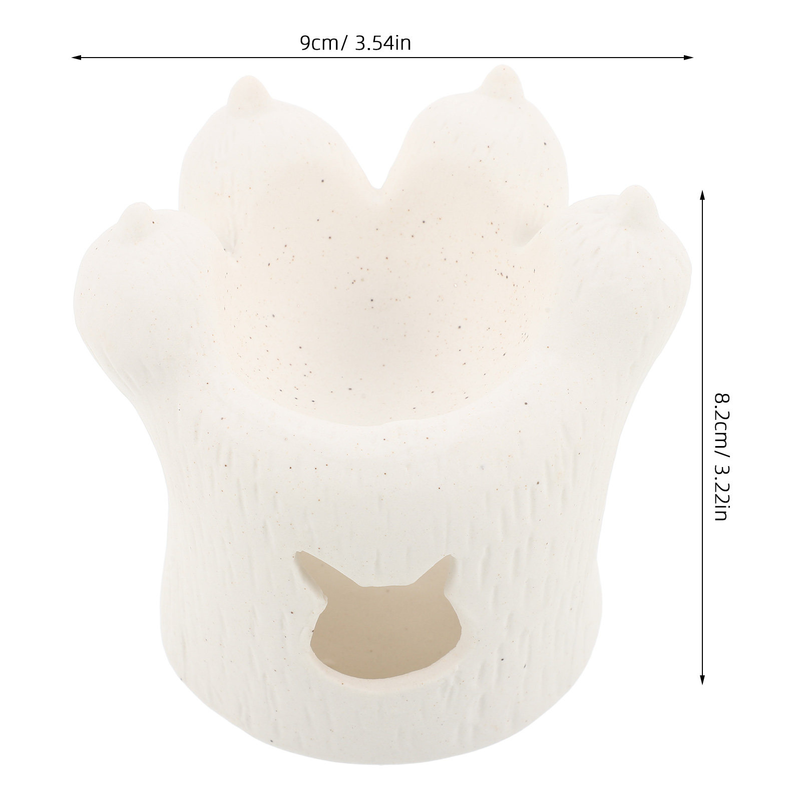 เตาอโรมาเซรามิกรูปอุ้งเท้าแมว  - Wax Melt Burner บทวิจารณ์และราคา