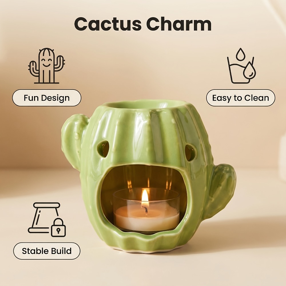 เตาอุ่นน้ำมันหอมระเหยเซรามิกรู - Wax Melt Burner บทวิจารณ์และราคา