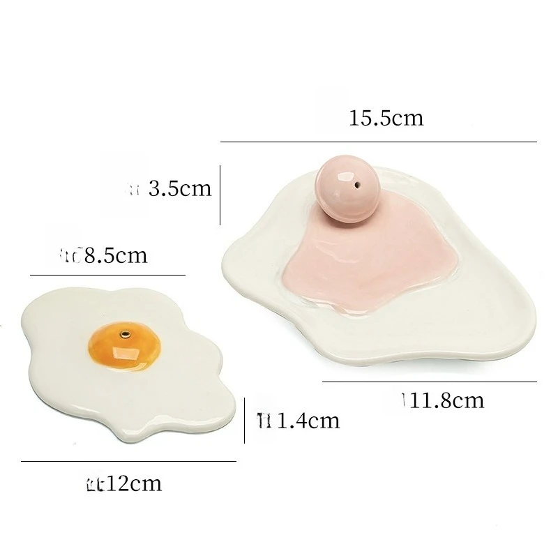 ที่วางธูปเซรามิกรูปไข่ทอด ของต - Home Fragrance Japan บทวิจารณ์และราคา